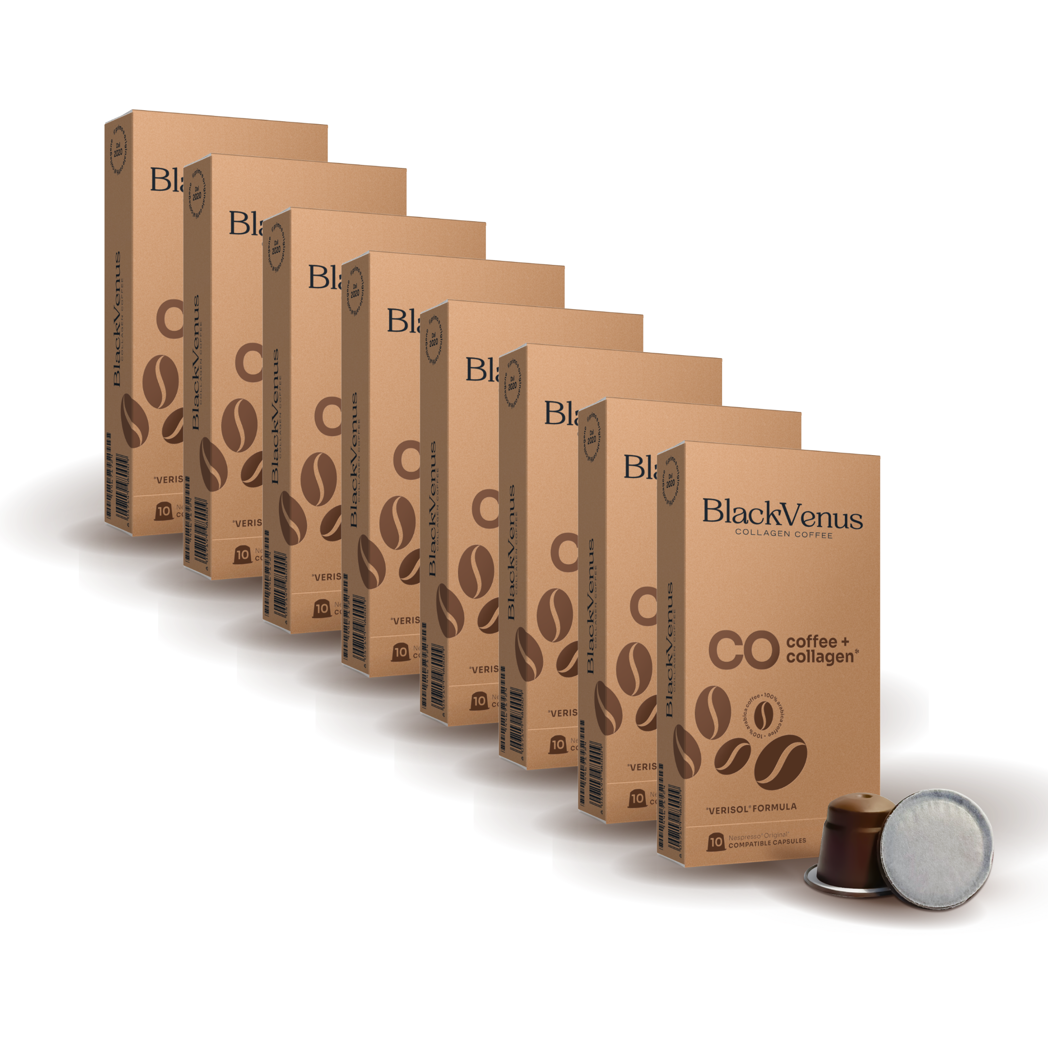 Black Venus Collagen Coffee Capsule compatibili Nespresso Original